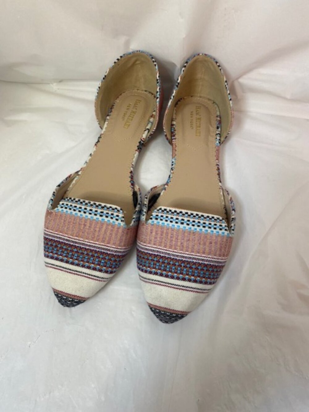 Isaac Mizrahi New York D'Orsay Flats, Women's size 9.5
